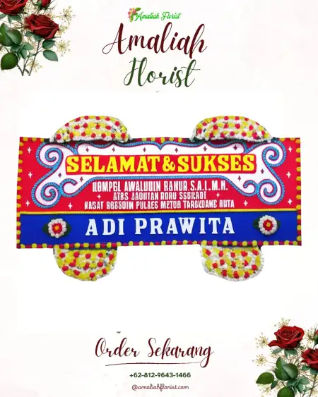 Papan Bunga Ucapan Selamat Wargakerta